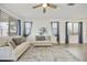 Inviting living room showcasing neutral walls, stylish furniture and blue accents at 5854 S Del Rancho --, Mesa, AZ 85212