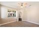 Neutral-toned bedroom with carpet, natural light, and ceiling fan at 7009 E Acoma, Lot 2134 Dr # 2134, Scottsdale, AZ 85254