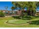 Community putting green with lush landscaping for residents to enjoy at 7009 E Acoma, Lot 2134 Dr # 2134, Scottsdale, AZ 85254