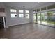 Bright living area with a view of the backyard and large sliding doors at 1956 W Rowel Rd, Phoenix, AZ 85085