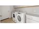 Well-equipped laundry room with modern washer and dryer at 6247 W Georgetown Way, Florence, AZ 85132