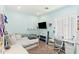 Bright bedroom with a cozy bed, a modern desk, and personalized decor at 12493 S 179Th Ln, Goodyear, AZ 85338