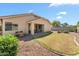 View of a well maintained yard with mature landscaping offering privacy and charm at 14694 W Mandalay Ln, Surprise, AZ 85379