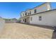 Exterior view showing spacious backyard and covered patio of the home at 2149 W Rowel Rd, Phoenix, AZ 85085