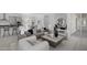 Inviting living room showcasing modern decor, a comfortable seating arrangement, and seamless flow to other living spaces at 2149 W Rowel Rd, Phoenix, AZ 85085