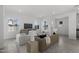 Spacious living room with stylish furnishings, a neutral palette, and a bright, airy atmosphere at 2149 W Rowel Rd, Phoenix, AZ 85085