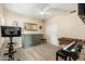 Multi-purpose room with a murphy bed and neutral color palette, ready to serve as a bedroom or workout space at 33550 N Dove Lakes Dr # 1041, Cave Creek, AZ 85331
