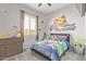 bedroom featuring a playful Mario Brothers theme and comfortable, carpeted floors at 4090 S Virginia Way, Chandler, AZ 85249