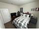 Cozy bedroom with carpet, closet and neutral walls at 4729 E Chromium Rd, San Tan Valley, AZ 85143