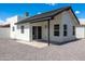 A private backyard featuring a covered patio and low maintenance gravel at 5109 W Sanna St, Glendale, AZ 85302