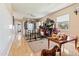 Versatile room with a gym, playroom, built-in storage, hardwood floors, and natural light at 521 E Horseshoe Ave, Gilbert, AZ 85296