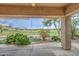 Relaxing covered patio overlooking beautiful landscaping and views at 5289 S Red Yucca Ln, Gold Canyon, AZ 85118
