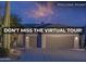 Front exterior showcasing the garages at 6888 E Mighty Saguaro Way, Scottsdale, AZ 85266