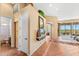 Inviting foyer with tile flooring and neutral walls with accent decor at 9327 E Whitewing Dr, Scottsdale, AZ 85262