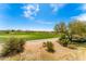 Scenic view of the golf course from the backyard at 9327 E Whitewing Dr, Scottsdale, AZ 85262