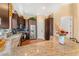 Beautiful kitchen with granite countertops, stainless steel appliances, and ample storage space at 9327 E Whitewing Dr, Scottsdale, AZ 85262
