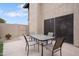 Comfortable patio setting with seating and a view of the landscaped surroundings at 17808 N 45Th Ave, Glendale, AZ 85308