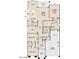 Detailed floorplan highlighting the layout of the home, including bedrooms, kitchen, great room, and garage at 11432 E Utopia Ave, Mesa, AZ 85212