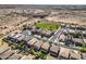Aerial view showing a residential area featuring desert landscape, and community spaces at 11732 W Foothill Dr, Sun City, AZ 85373