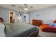 Main bedroom featuring gray walls, carpet flooring, and a doorway to bathroom at 11732 W Foothill Dr, Sun City, AZ 85373