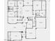 Detailed floor plan showcasing the layout of the home, including bedrooms, bathrooms, and living areas at 13382 E Sand Hills Rd, Scottsdale, AZ 85255