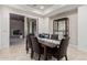 Dining room with dining table and seating for six at 16422 W Alvarado Dr, Goodyear, AZ 85395