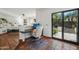 Cozy office nook with a built-in desk and natural light at 22402 N 84Th Pl, Scottsdale, AZ 85255