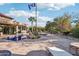Expansive backyard featuring a sparkling pool, lush landscaping, and a spacious patio area with lounge chairs at 22402 N 84Th Pl, Scottsdale, AZ 85255