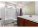 Bathroom with tub shower combo, ideal for a refreshing and private bathing experience at 2831 W Carson Rd, Phoenix, AZ 85041