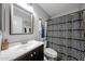 Charming bathroom featuring a single sink vanity with decorative accents at 2912 E Eberle Ln, Phoenix, AZ 85032