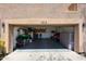 View of the garage with garage door and ample storage space at 2912 E Eberle Ln, Phoenix, AZ 85032