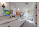 Modern bathroom featuring a soaking tub, dual sinks, and sleek finishes at 3117 E Campbell Ave, Phoenix, AZ 85016