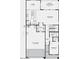 Open-concept floor plan features a spacious kitchen, great room, dining area, and two-car garage at 3974 E Ghost Flower Ln, San Tan Valley, AZ 85140
