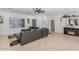 Bright living space with a fireplace, modern decor, and comfortable seating, perfect for relaxation at 4115 S 75Th Dr, Phoenix, AZ 85043