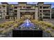 Stunning building entrance with fountain and modern architectural design; a welcoming luxury apartment community at 5250 E Deer Valley Dr # 243, Phoenix, AZ 85054