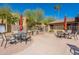 Community outdoor dining space featuring barbecue and picnic tables at 5877 N Granite Reef Rd # 1155, Scottsdale, AZ 85250