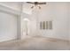 Spacious main bedroom with neutral carpeting, high ceilings, and ample natural light at 930 E Citation Ln, Tempe, AZ 85284