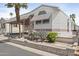 Charming manufactured home featuring desert landscaping and a covered porch at 111 S Greenfield Rd # 313, Mesa, AZ 85206