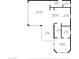 Detailed floor plan showcasing the layout of the home, including the living room, kitchen, and bedrooms at 111 S Greenfield Rd # 313, Mesa, AZ 85206