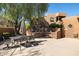Outdoor area with covered dining area and grill, perfect for entertaining and enjoying the outdoors at 13600 N Fountain Hills Blvd # 405, Fountain Hills, AZ 85268