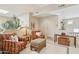 Cozy living room featuring comfortable seating, neutral walls, and unique decor at 13600 N Fountain Hills Blvd # 405, Fountain Hills, AZ 85268