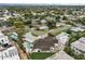 Aerial view of the property showcasing the pool, landscaping, and neighborhood at 1506 E Tuckey Ln, Phoenix, AZ 85014