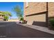 A community garage and landscaped yard at 17850 N 68Th St # 1037, Phoenix, AZ 85054