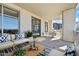 Relaxing balcony with cozy seating and city views creates an inviting outdoor space at 2211 E Camelback Rd # 604, Phoenix, AZ 85016