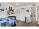 Neutral bedroom featuring a twin bed and a closet at 3113 W Royal Palm Rd, Phoenix, AZ 85051