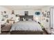 Large main bedroom featuring plush bedding, and a soothing color scheme at 3113 W Royal Palm Rd, Phoenix, AZ 85051