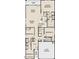 An open-concept floor plan showcasing the kitchen, Gathering room, bedrooms and bathrooms at 3945 E San Jose St, San Tan Valley, AZ 85143