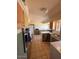 Kitchen with tile flooring and colored cabinets at 5829 E Windsor Ave, Scottsdale, AZ 85257