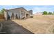 Large backyard offering lots of potential with the covered patio and privacy wall at 7329 W Lamar Rd, Glendale, AZ 85303