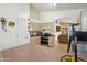 Functional kitchen featuring ample counter space, modern appliances, and access to the living room at 7329 W Lamar Rd, Glendale, AZ 85303